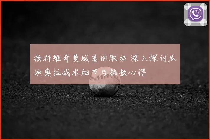 扬科维奇曼城基地取经 深入探讨瓜迪奥拉战术细节与执教心得